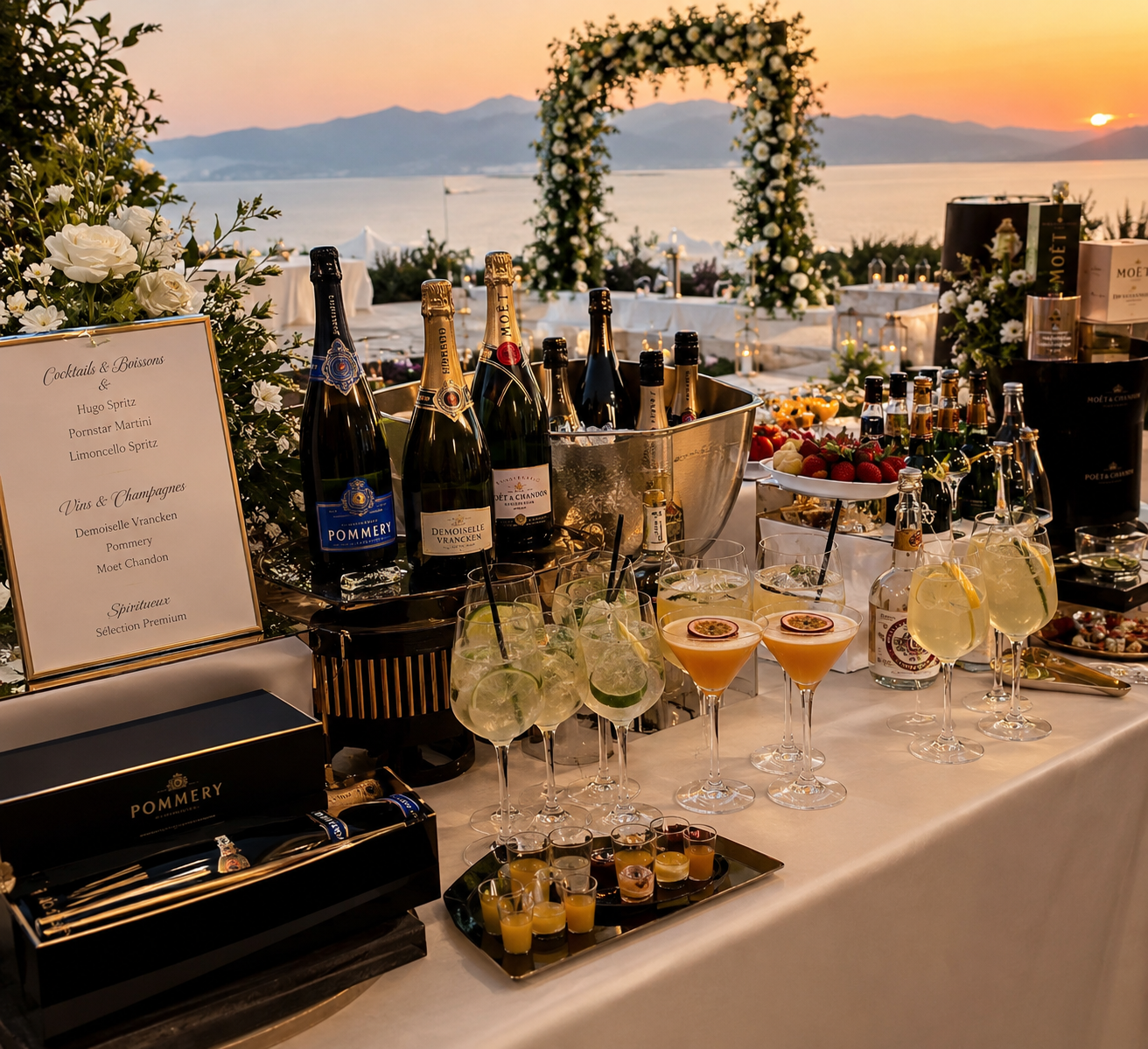 Vins, champagne & boissons
